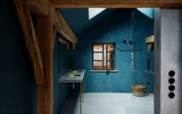 Badezimmer mit Marmorino